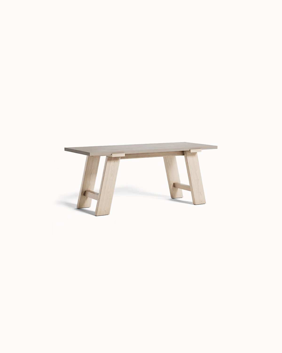 Concrete Desk with Wood - الصورة 2