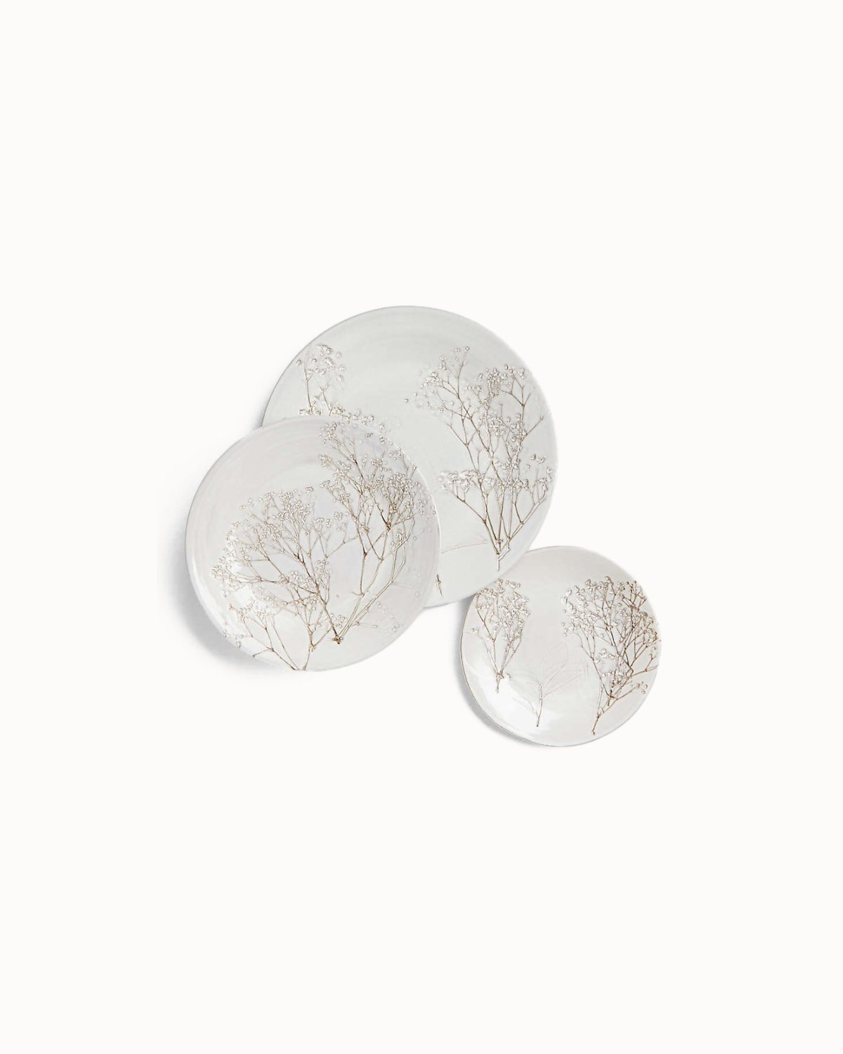 Pressed Floral Salad Plate - الصورة 2